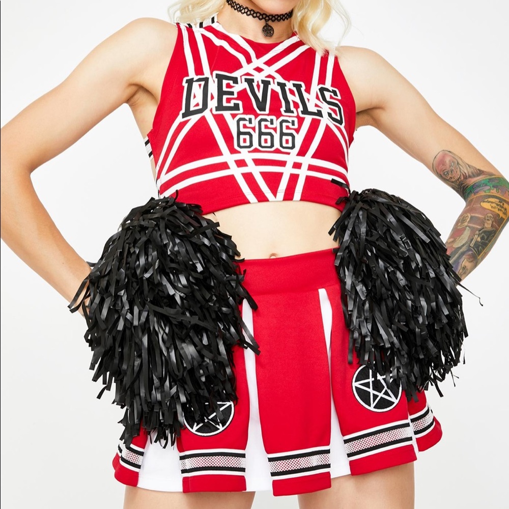 Dolls kill satans cheer leader costume